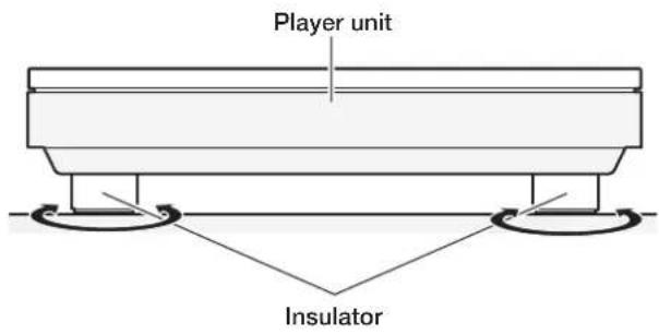 Player unit Insulator