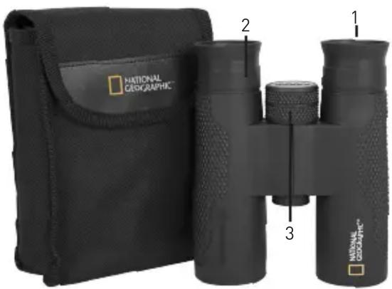 National Geographic 80-10821CP - How to adjust the diopter setting and center focus: - 2