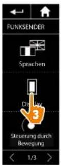 SOMFY Nina - Displayhelligkeit ändern - 3