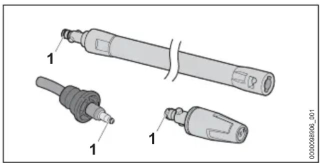 STIHL RE 140 Plus - Dichtungen fetten - 1