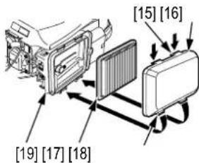 Honda FG 201 - WARTUNG DES LUFTFILTER - 1