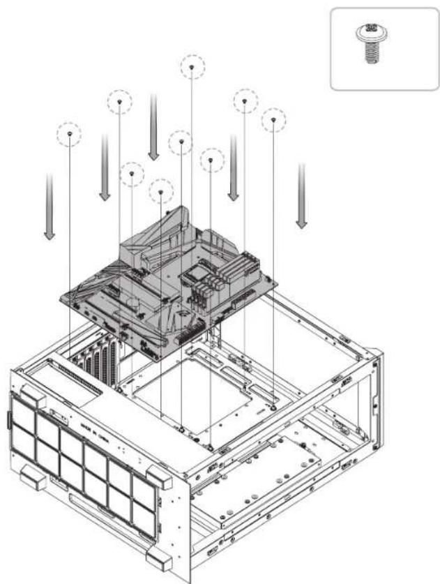 THERMALTAKE Divider 500 TG Air - Divider 500 TG Air Divider 500rTg Apply Unit Installation Motherboard Installation - 3
