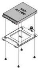 THERMALTAKE Divider 500 TG Air - 2.5" HDD Installation - 2