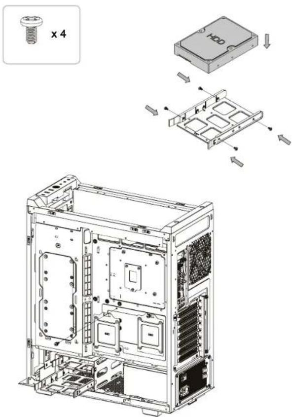 THERMALTAKE Divider 500 TG ARGB - Divider 500 TG ARGB Divider 500 TGD Installation - 1