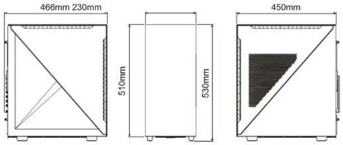 THERMALTAKE Divider 500 TG ARGB - Divider 500 TG ARGB Divider Warning ARGB Notice - 1