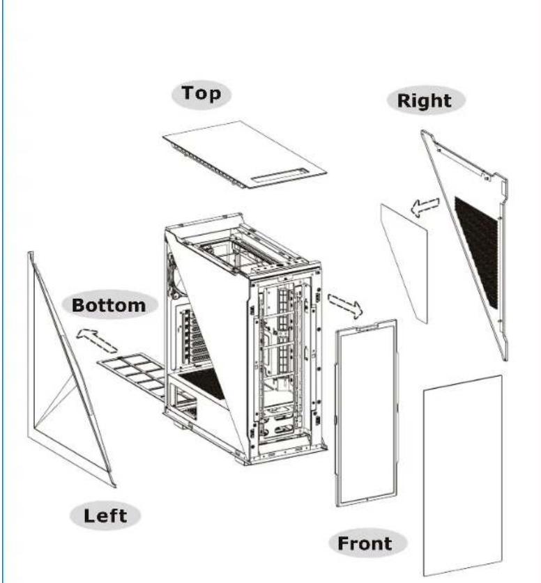 THERMALTAKE Divider 500 TG ARGB - Divider 500 TG ARGB Divide2600 Vc ARGars ARGB Control Instruction - 1