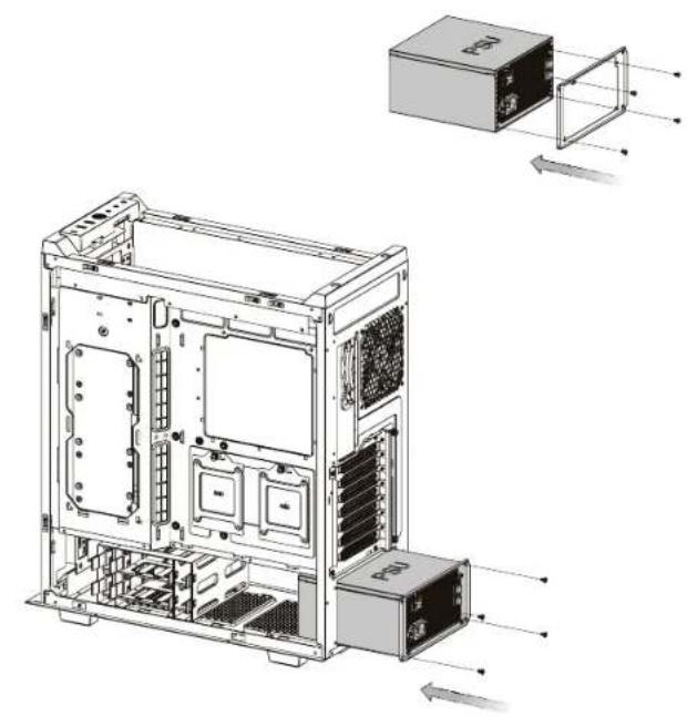 THERMALTAKE Divider 500 TG ARGB - Divider 500 TG ARGB Divider Poster GUARGB Unit Installation Motherboard Installation - 2