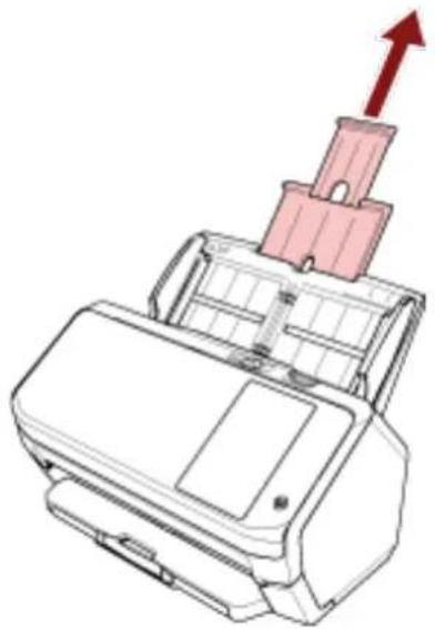 RICOH fi-7300NX - Einstellen des ADF-Papierschachtes (Einzug) - 1