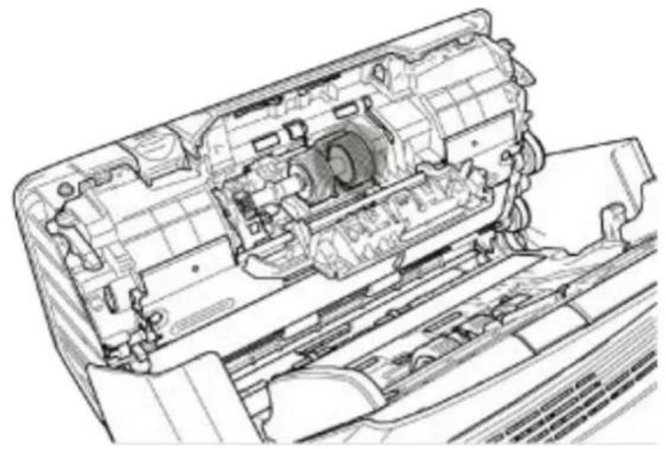 RICOH fi-7300NX - Ersetzen der Bremsrolle - 3