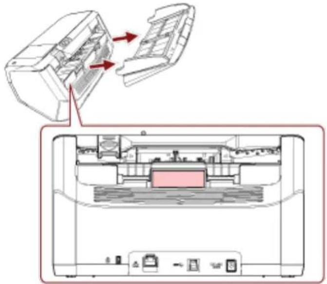 RICOH fi-7300NX - Überprüfen des Produktetiketts - 1