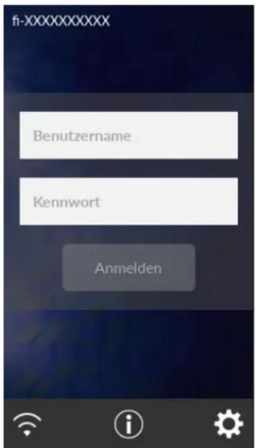 fi-XXXXXXXXXX Benutzername Kennwort Anmelden