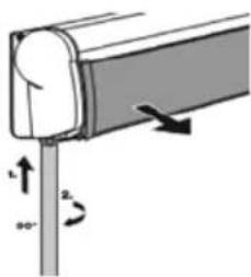 Diagram showing a mechanical or structural component with labeled directional arrows and angular measurements.