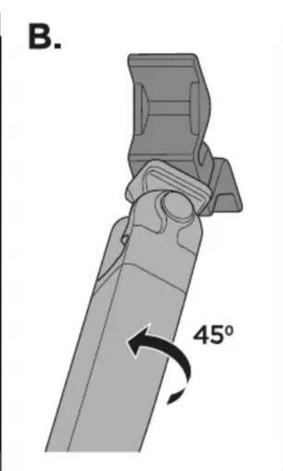 B. 45°