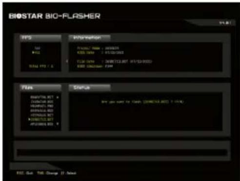 BIOSTAR BIO-FLASHER File Name: 2018/03/01 ISSN ID: 951010003 FSLR ID: 2008712.807 (NT/12/2022) ISSN CONJAM: FSM File Status BIOSTAR BCT C:\Program Files\BSC\BSC\BCT - 2.040 BSC\BSC\BCT - 2.040 BSC\BSC\BCT - 2.040 BSC\BSC\BCT - 2.040 BSC\BSC\BCT - 2.040 ESC: Sell, TSB Change (1) Next