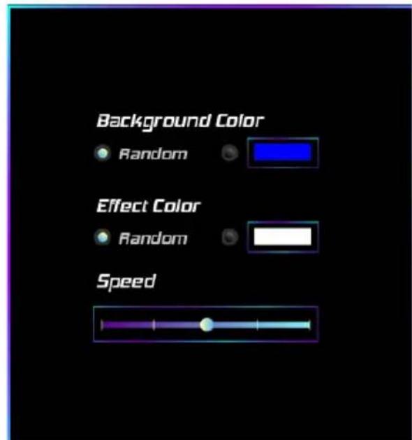 Background Color Random Effect Color Random Speed