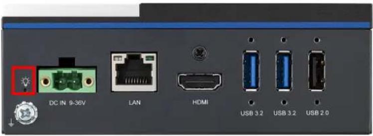 DC IN 8-36V LAN HDMI USB 3.2 USB 3.2 USB 2.0