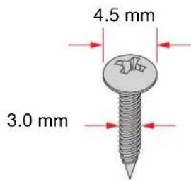 4.5 mm 3.0 mm