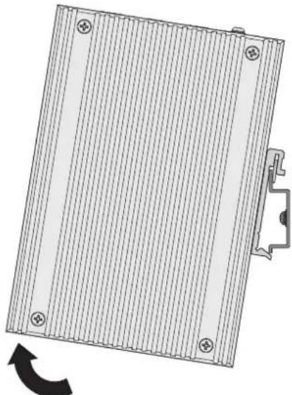 Advantech EKI-7720E-4FI-AE - Removing the DIN-Rail Mounting Kit - 1