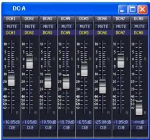 DC A DCR1 DCR2 DCR3 DCR4 DCR5 DCR6 DCR7 DCR8 MUTE MUTE MUTE MUTE MUTE MUTE MUTE MUTE MUTE DCR1 DCR2 DCR3 DCR4 DCR5 DCR6 DCR7 DCR8 -18.05dB -1.65dB -18.50dB -19.70dB -6.55dB -25.90dB -1.85dB -∞dB CUE CUE CUE CUE CUE CUE CUE CUE