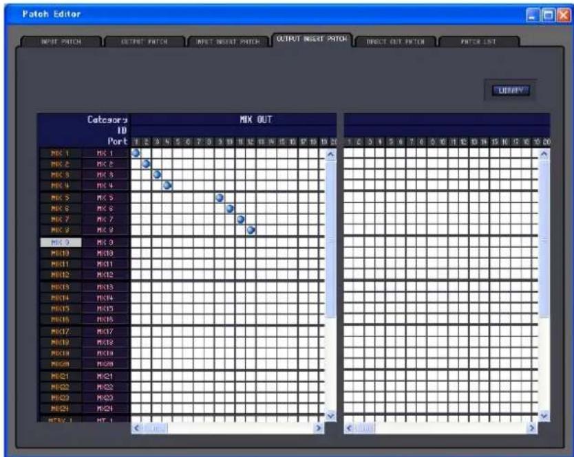 Patch Editor INPUT PATCH OUTPUT PATCH INPUT INSERT PATCH OUTPUT INSERT PATCH DIRECT OUT PATCH PATCH LIST Catacara MIX OUT 10 Port MIC 1 MIC 2 MIC 3 MIC 4 MIC 5 MIC 6 MIC 7 MIC 8 MIC 9 MIC 10 MIC11 MIC12 MIC13 MIC14 MIC15 MIC16 MIC17 MIC18 MIC19 MIC20 MIC21 MIC22 MIC23 MIC24 M7/1: MT-1