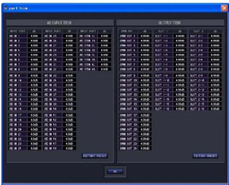 port trim NO INPUT TRIM INPUT PORT 00 INPUT PORT 01 INPUT PORT 02 FC IN 1 0.05B FC IN 25 0.05B FC STIN LL 0.05B FC IN 2 0.05B FC IN 26 0.05B FC STIN LS 0.05B FC IN 3 0.05B FC IN 27 0.05B FC STIN ZL 0.05B FC IN 4 0.05B FC IN 28 0.05B FC STIN ZR 0.05B FC IN 5 0.05B FC IN 29 0.05B FC STIN SL 0.05B FC IN 6 0.05B FC IN 30 0.05B FC STIN SR 0.05B FC IN 7 0.05B FC IN 31 0.05B FC STIN AL 0.05B FC IN 8 0.05B FC IN 32 0.05B FC STIN AU 0.05B FC IN 9 0.05B FC IN 33 0.05B FC IN 10 0.05B FC IN 34 0.05B FC IN 11 0.05B FC IN 35 0.05B FC IN 12 0.05B FC IN 36 0.05B FC IN 13 0.05B FC IN 37 0.05B FC IN 14 0.05B FC IN 38 0.05B FC IN 15 0.05B FC IN 39 0.05B FC IN 16 0.05B FC IN 40 0.05B FC IN 17 0.05B FC IN 41 0.05B FC IN 18 0.05B FC IN 42 0.05B FC IN 19 0.05B FC IN 43 0.05B FC IN 20 0.05B FC IN 44 0.05B FC IN 21 0.05B FC IN 45 0.05B FC IN 22 0.05B FC IN 46 0.05B FC IN 23 0.05B FC IN 47 0.05B FC IN 24 0.05B FC IN 48 0.05B OUTPUT TRIM CMN OUT cS SLOT-1 cS SLOT-2 cS CMN OUT 1 0.05B SLOT-1-1 0.05B SLOT-2-1 0.05B CMN OUT 2 0.05B SLOT-1-2 0.05B SLOT-2-2 0.05B CMN OUT 3 0.05B SLOT-1-3 0.05B SLOT-2-3 0.05B CMN OUT 4 0.05B SLOT-1-4 0.05B SLOT-2-4 0.05B CMN OUT 5 0.05B SLOT-1-5 0.05B SLOT-2-5 0.05B CMN OUT 6 0.05B SLOT-1-6 0.05B SLOT-2-6 0.05B CMN OUT 7 0.05B SLOT-1-7 0.05B SLOT-2-7 0.05B CMN OUT 8 3.9999 SLOT-1-8 3.9999 SLOT-2-8 3.9999 CMN OUT 9:9999 SLOT-1-9:9999 SLOT-2-9:9999 CMN OUT13:9999 SLOT-1-16:9999 SLOT-2-16:9999 CMN OUT14:9999 SLOT-1-17:9999 SLOT-2-17:9999 CMN OUT15:9999 SLOT-1-18:9999 SLOT-2-18:9999 CMN OUT16:9999 SLOT-1-19:9999 SLOT-2-19:9999 CMN OUT17:9999 SLOT-1-2:9999 SLOT-2-2:9999 CMN OUT18:9999 SLOT-1-2:16:9999 SLOT-2-2:16:9999 CMN OUT19:9999 SLOT-1-2:17:9999 SLOT-2-2:17:9999 CMN OUT2:9999 SLOT-1-2:18:9999 SLOT-2-2:18:9999 CMN OUT2:1:9999 SLOT-1-3:9999 SLOT-2-3:9999 CMN OUT2:2:9999 SLOT-1-3:16:9999 SLOT-2-3:16:9999 CMN OUT2:3:9999 SLOT-1-3:17:9999 SLOT-2-3:17:9999 CMN OUT2:4:9999 SLOT-1-3:18:9999 SLOT-2-3:18:9999 CMN OUT2:6:9999 SLOT-1-3:18:16:16:16:16:16:16:16:16:16:16:16:16:16:16:16:16:16:16:16:16:16:16:16:16:16:16:16:16:16:16:16:16:16:16: FICORY RESET FICORY RESET