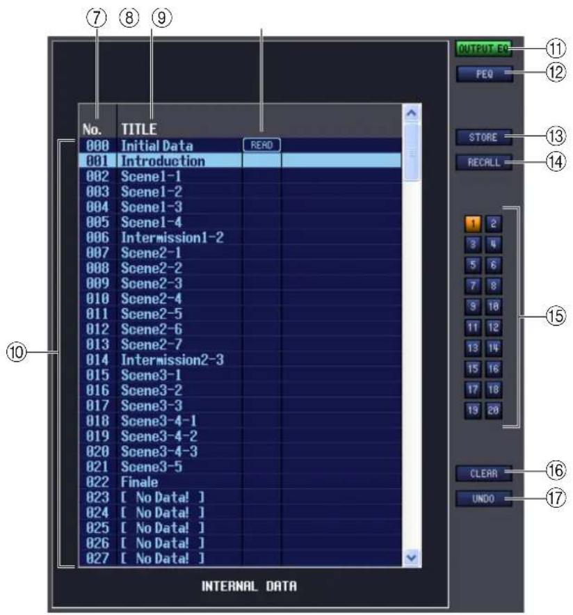 7 8 9 No. TITLE 000 Initial Data READ 001 Introduction 002 Scene1-1 003 Scene1-2 004 Scene1-3 005 Scene1-4 006 Intermission1-2 007 Scene2-1 008 Scene2-2 009 Scene2-3 010 Scene2-4 011 Scene2-5 012 Scene2-6 013 Scene2-7 014 Intermission2-3 015 Scene3-1 016 Scene3-2 017 Scene3-3 018 Scene3-4-1 019 Scene3-4-2 020 Scene3-4-3 021 Scene3-5 022 Finale 023 [ No Data! ] 024 [ No Data! ] 025 [ No Data! ] 026 [ No Data! ] 027 [ No Data! ] INTERNAL DATA OUTPUT EO PEQ STORE RECALL 1 2 3 4 5 6 7 8 9 18 11 12 13 14 15 16 17 18 19 28 CLEAR UNDO ⑪ ⑫ ⑬