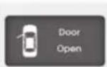 HYUNDAI Velostar (2012) - LCD display warning (if equipped) Door open ! (if equipped) - 1