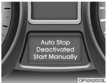 Auto Stop Deactivated Start Manually
