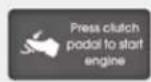 HYUNDAI Velostar (2012) - Press clutch pedal to start engine (Manual transaxle) - 1