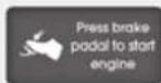 HYUNDAI Velostar (2012) - Press brake pedal to start engine (Automatic transaxle) - 1