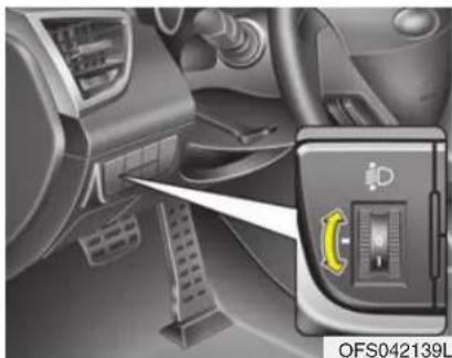HYUNDAI Velostar (2012) - Daytime running light (if equipped) - 1