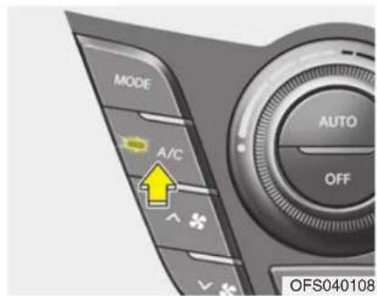 MODE A/C AUTO OFF OFS040108