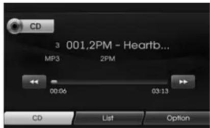 CD 3 001,2PM - Heartb... MP3 2PM 00:06 03:13 CD List Option