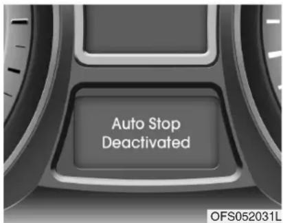 Auto Stop Deactivated OFS052031L