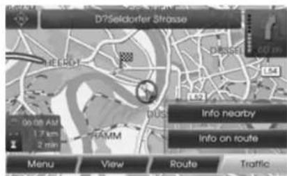 D?Seldorfer Strässer 09:08 AM 17 km 2 min DASSER LM BUS PHAMM Menu View Route Traffic Info nearby Info on route