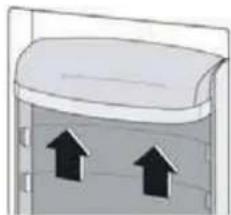 VOX KS 2110 E - Colocar as prateleiras da porta - 2