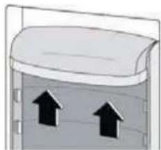 VOX KS 2110 E - Posición de los compartimentos en puertas - 2