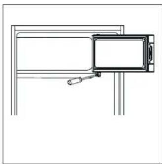 VOX KS 2110 E - Sprememba smeri odpiranja vrat - 4