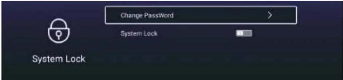 Change PassWord System Lock System Lock
