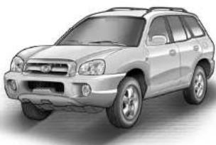 HYUNDAI Santa FE (2000) - LUBRICATION CHART - 1