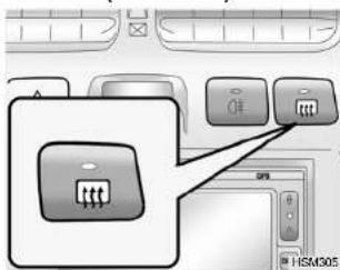 Diagram showing a control panel with icons and labels, including 'Control' and 'Control buttons' with 'HSM305' label.