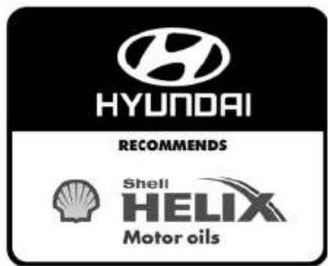 HYUNDAI RECOMMENDS Shell HELIX Motor oils