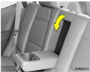 HYUNDAI Santa FE (2000) - REAR SEAT ARM REST - 1