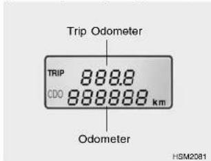 Trip Odometer TRIP 888.8 CDO 888888 km Odometer HSM2081