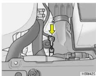 HYUNDAI Santa FE (2000) - To Check the Transaxle Fluid Level - 2