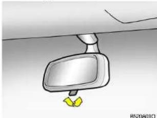 HYUNDAI Santa FE (2000) - DAY/NIGHT INSIDE REAR- VIEW MIRROR - 1