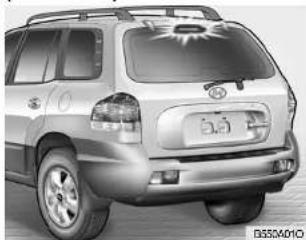 HYUNDAI Santa FE (2000) - HIGH-MOUNTED REAR STOP LIGHT - 1