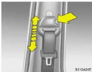 HYUNDAI Santa FE (2000) - HEIGHT ADJUSTABLE FRONT SEAT SHOULDER BELT - 1