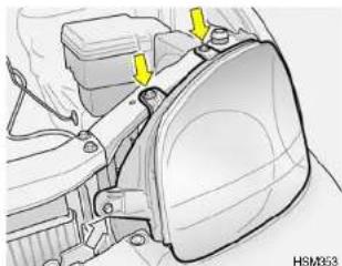 HYUNDAI Santa FE (2000) - Headlight and Front Turn Signal Light - 1