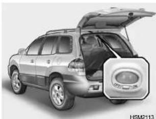 HYUNDAI Santa FE (2000) - LUGGAGE COMPARTMENT LIGHT - 1